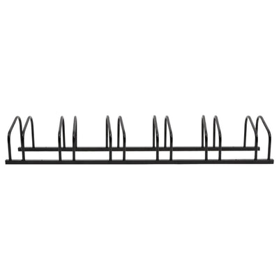 Rack de vélos Vidaxl pour 6 vélos en acier noir