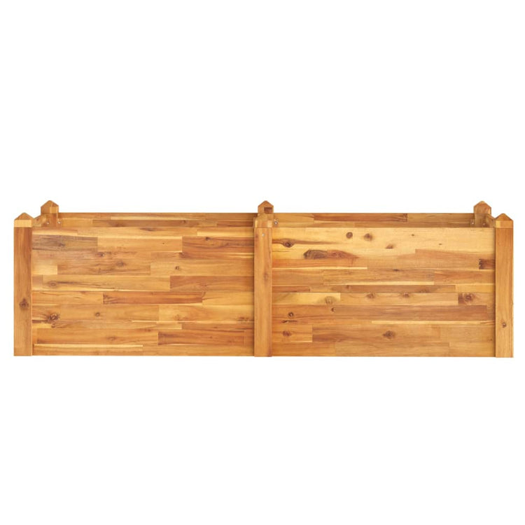 Vidaxl Planning Boîte relevée 160x60x44 cm en bois d'acacia solide