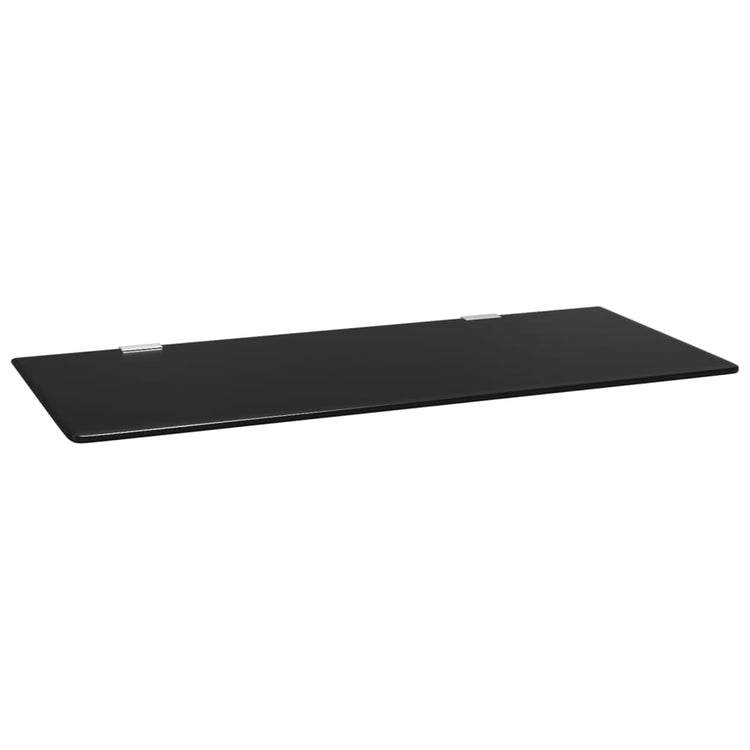 Vidaxl URINOIR Shot Mur-Mounted 90x40 cm terminée en verre noir