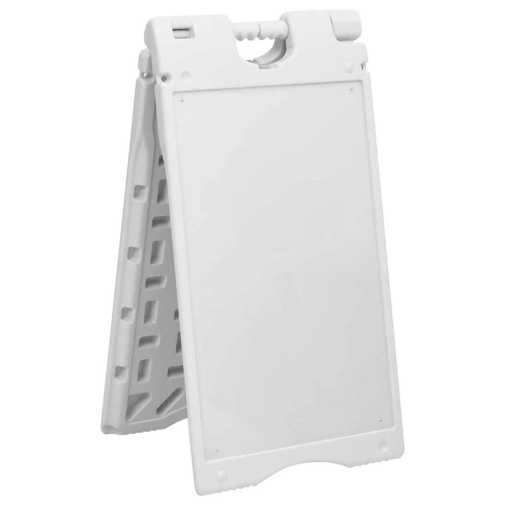 Vidaxl Sandwichbord 45x7x84.5 cm Gray HDPE