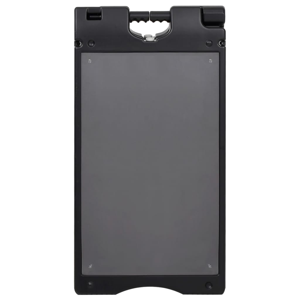Vidaxl Sandwichbord 45x7x84.5 cm HDPE noir