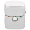 Vidaxl Camping Toilet Portable 22 + 12 L HDPE Gris et blanc