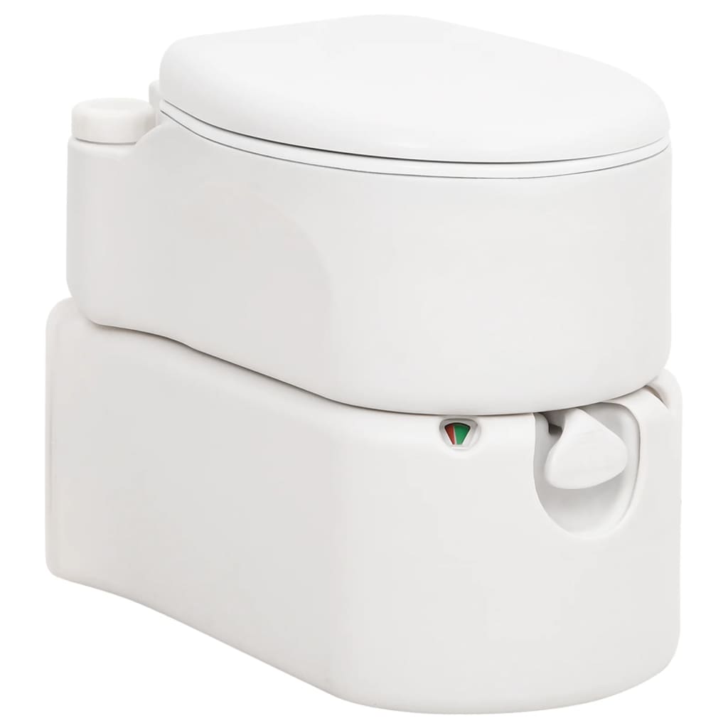 VidaXL toilettes de camping intégrées 24+17 l HDPE émaillée