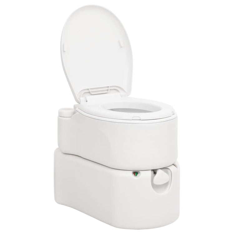 VidaXL toilettes de camping intégrées 24+17 l HDPE émaillée