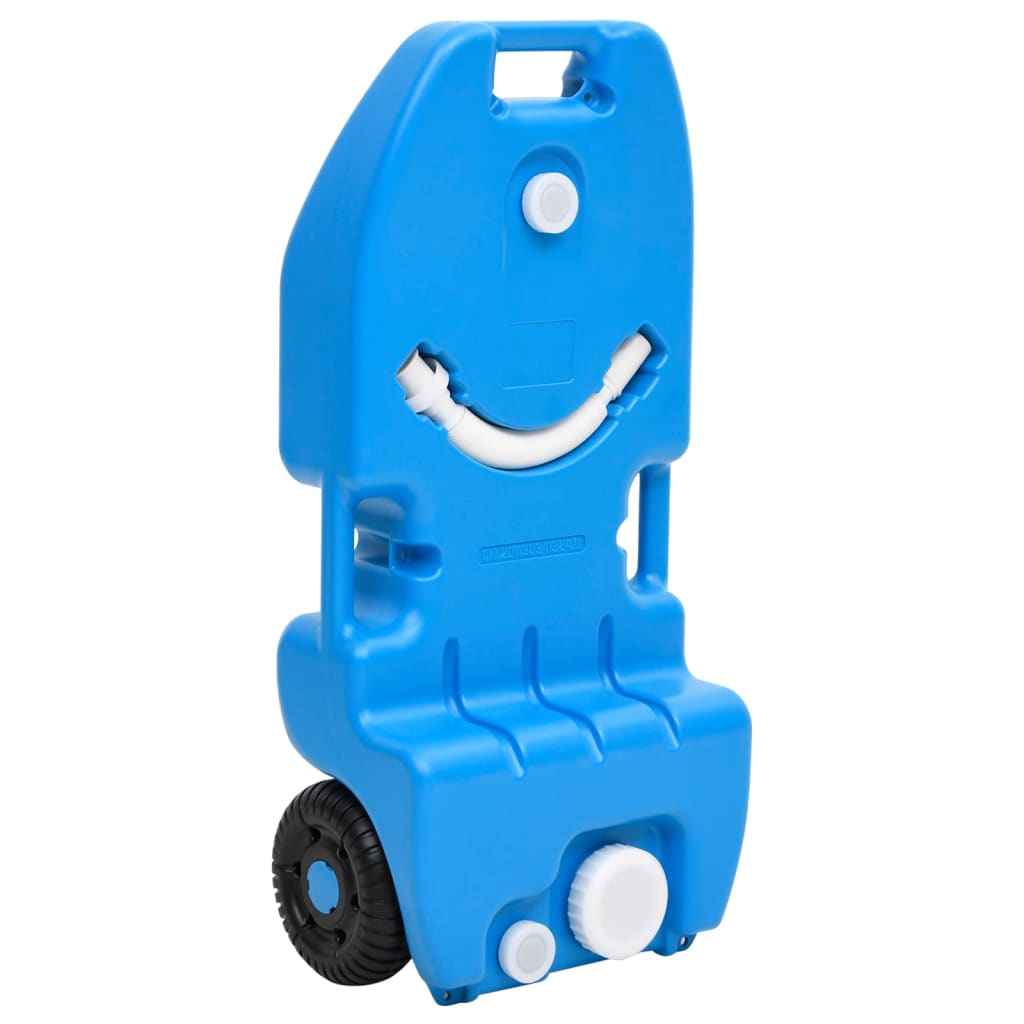 Vidaxl Tank sur roues sur roues 25 l bleu