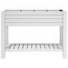 Vidaxl Planter élevé 110x45x79 cm en polypropène blanc