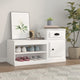 Armoire à chaussures Vidaxl 100x42x60 cm Bois de blanc