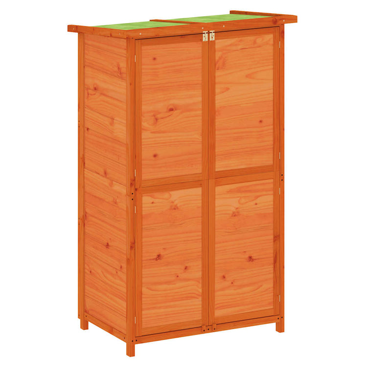 Vidaxl hangar de jardin 83x57x140 cm en pin massif brun