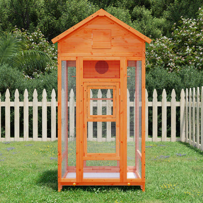 VIDAXL AVIÈNE 91.5X53X170 CM PIN SOLID BRORN