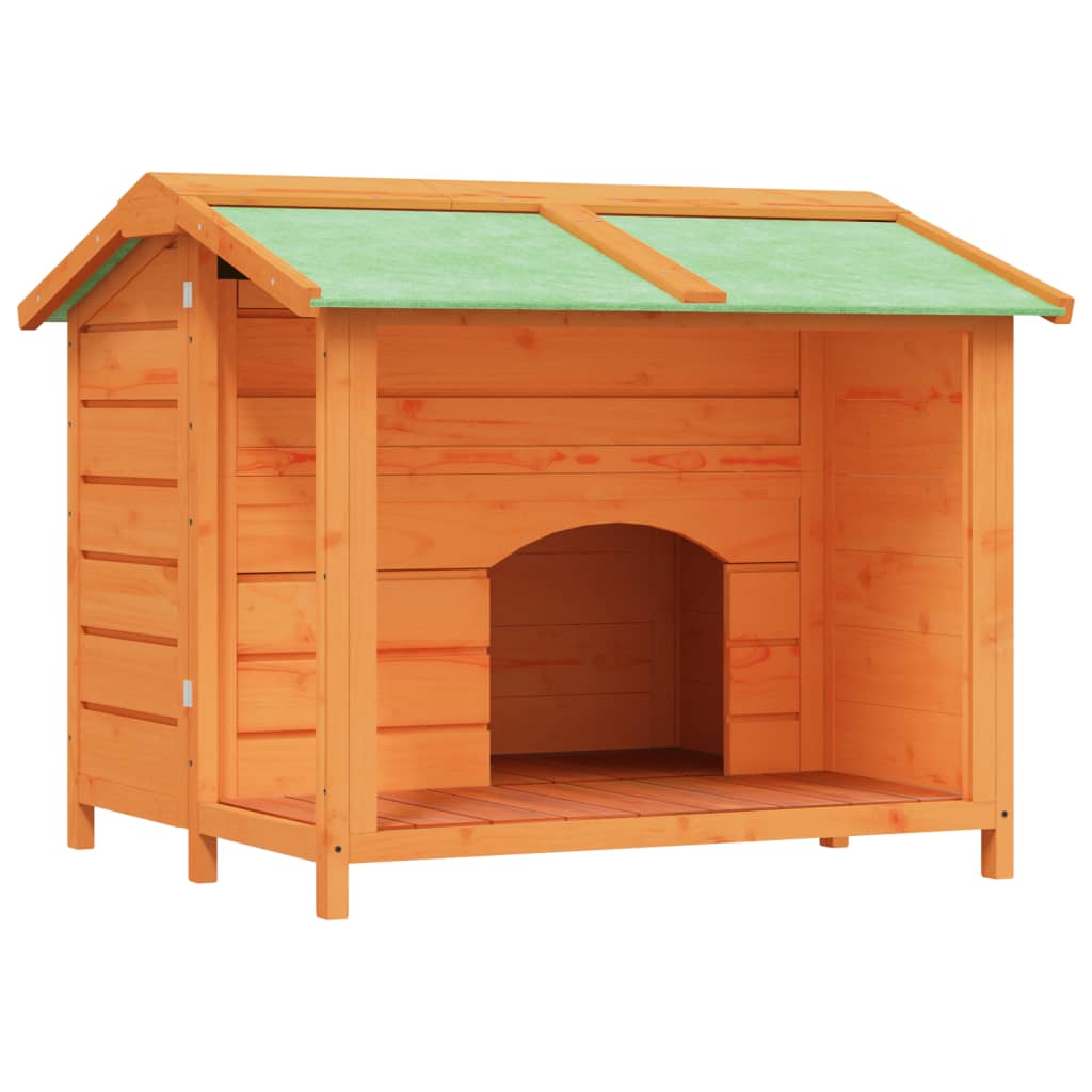 Vidaxl dog loft 96x87x80,5 cm en pin massif brun