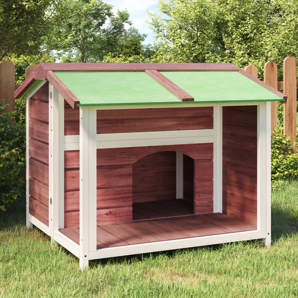 Vidaxl Dog Loft 96x87x80,5 cm Aguleuse en pin solide -colore