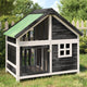 Vidaxl Dog Loft 96x60.5x87 cm Solid Pine Grey