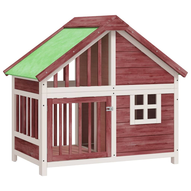 Vidaxl Dog Loft 96x60.5x87 cm en pin massif Solid-Color