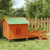Vidaxl Dog Loft 159x120x88.5 cm Pine Solid Brown Brown