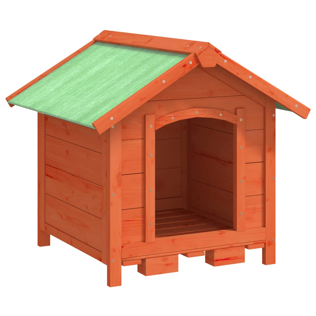 Vidaxl Dog Loft 65x65x61,5 cm en pin solide brun