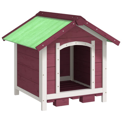 Vidaxl Dog Loft 65x65x61,5 cm Aguleuse en pin solide -colore