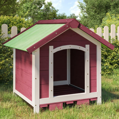 Vidaxl Dog Loft 65x65x61,5 cm Aguleuse en pin solide -colore