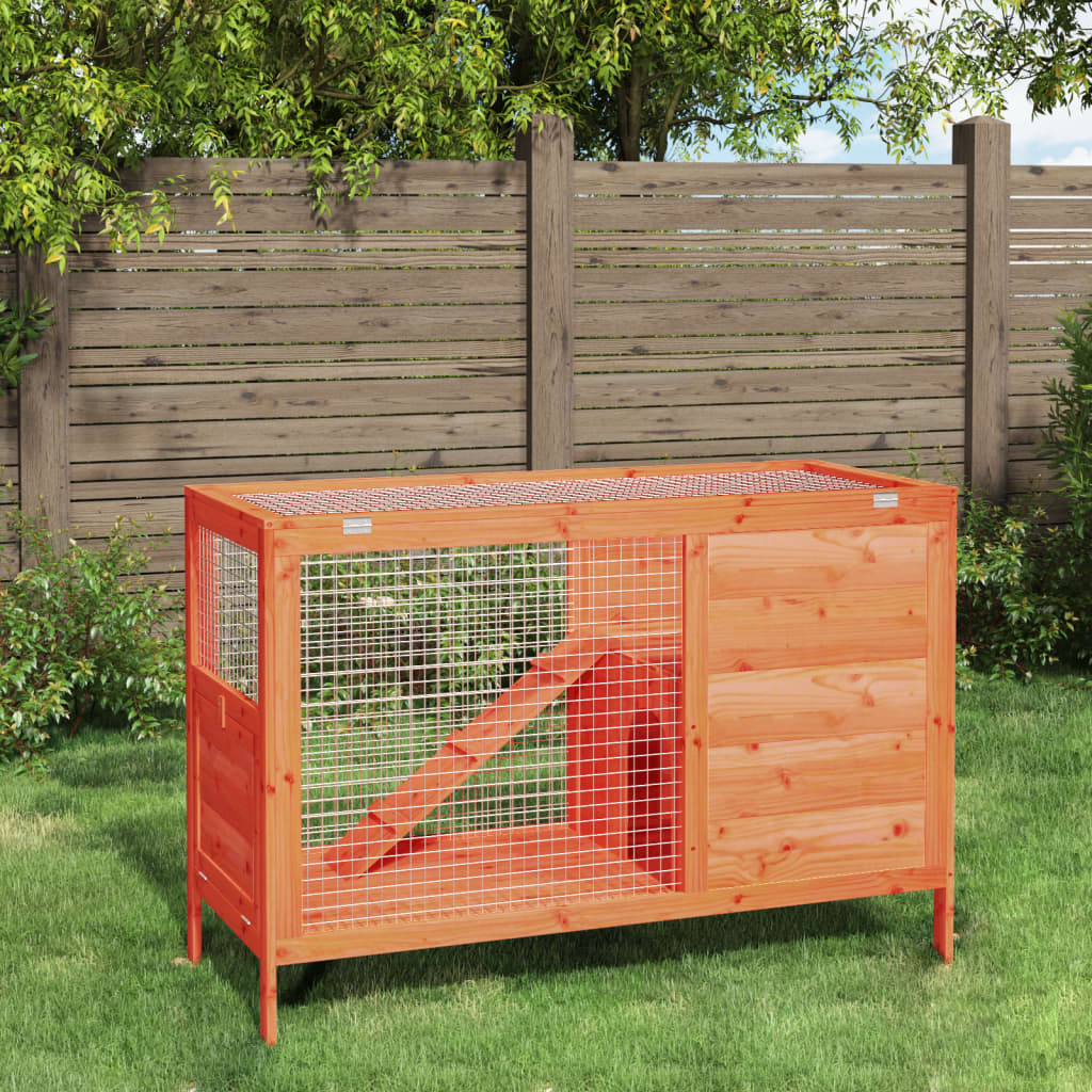Vidaxl Rabbit Hutch 103x44x69.5 cm Brunier