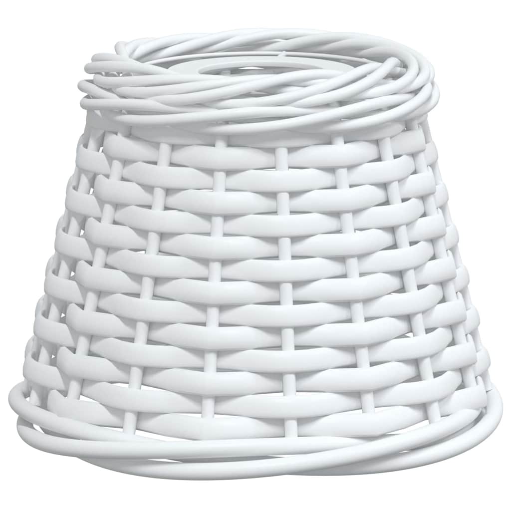 Abstrape à lampe à plafond Vidaxl Ø15x12 cm en osier blanc