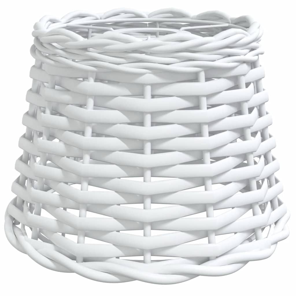 Abstrape à lampe de plafond Vidaxl Ø20x15 cm en osier blanc