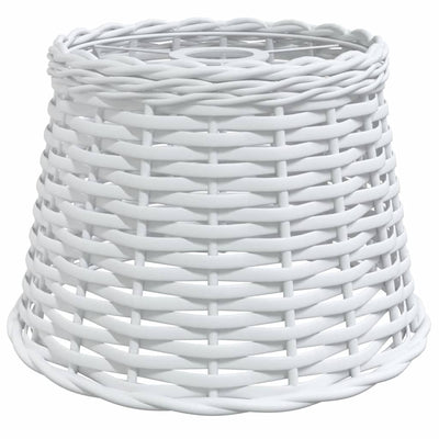 Abstrape à lampe à plafond Vidaxl Ø25x17 cm en osier blanc