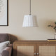 Amour de plafond Vidaxl Ø30x20 cm en osier blanc