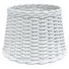 Abstrape à lampe à plafond Vidaxl Ø40x26 cm en osier blanc