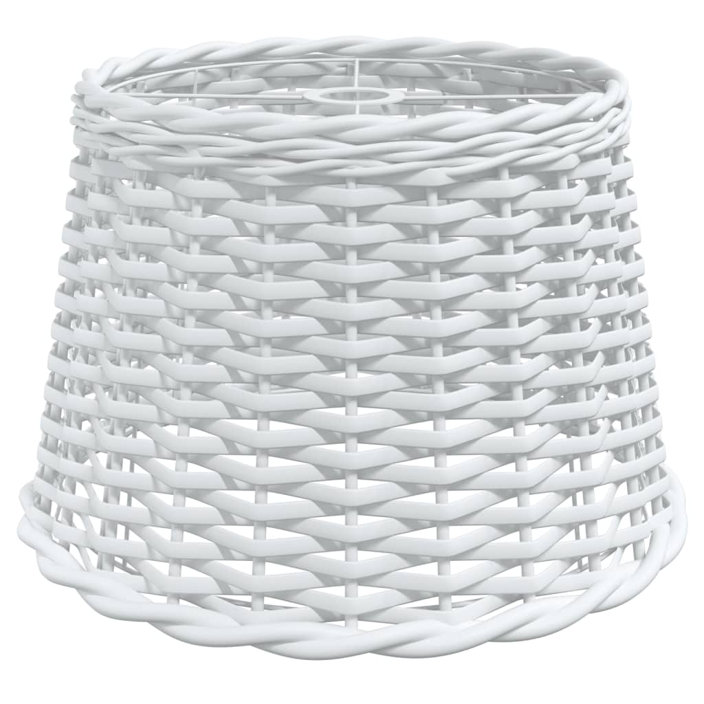Abstrape à lampe à plafond Vidaxl Ø40x26 cm en osier blanc