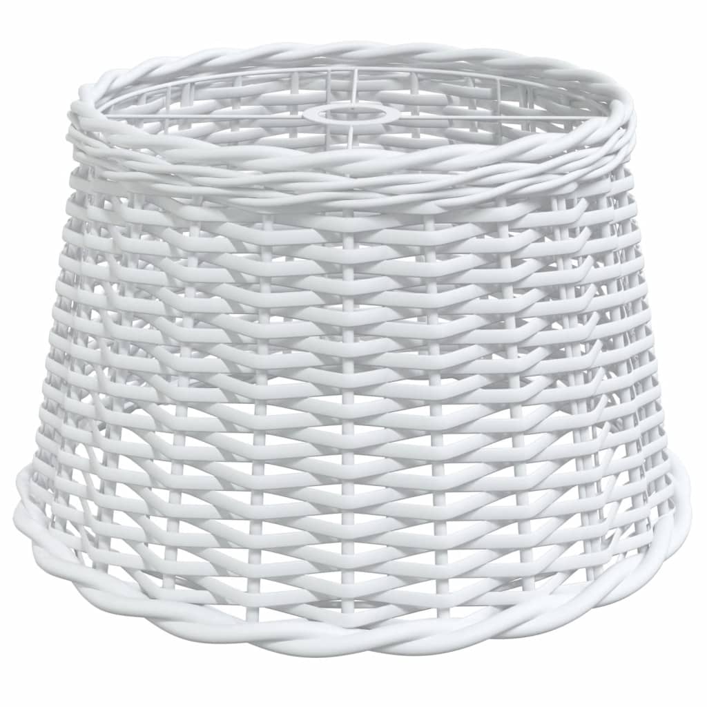Abstrape à lampe à plafond Vidaxl Ø45x28 cm en osier blanc