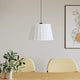 Abstrape à lampe à plafond Vidaxl Ø45x28 cm en osier blanc