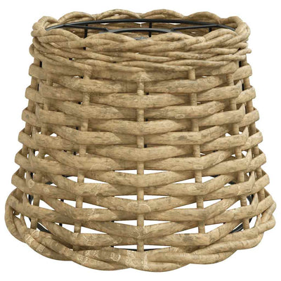 Abstrape à lampe à plafond Vidaxl Ø20x15 cm en osier brun