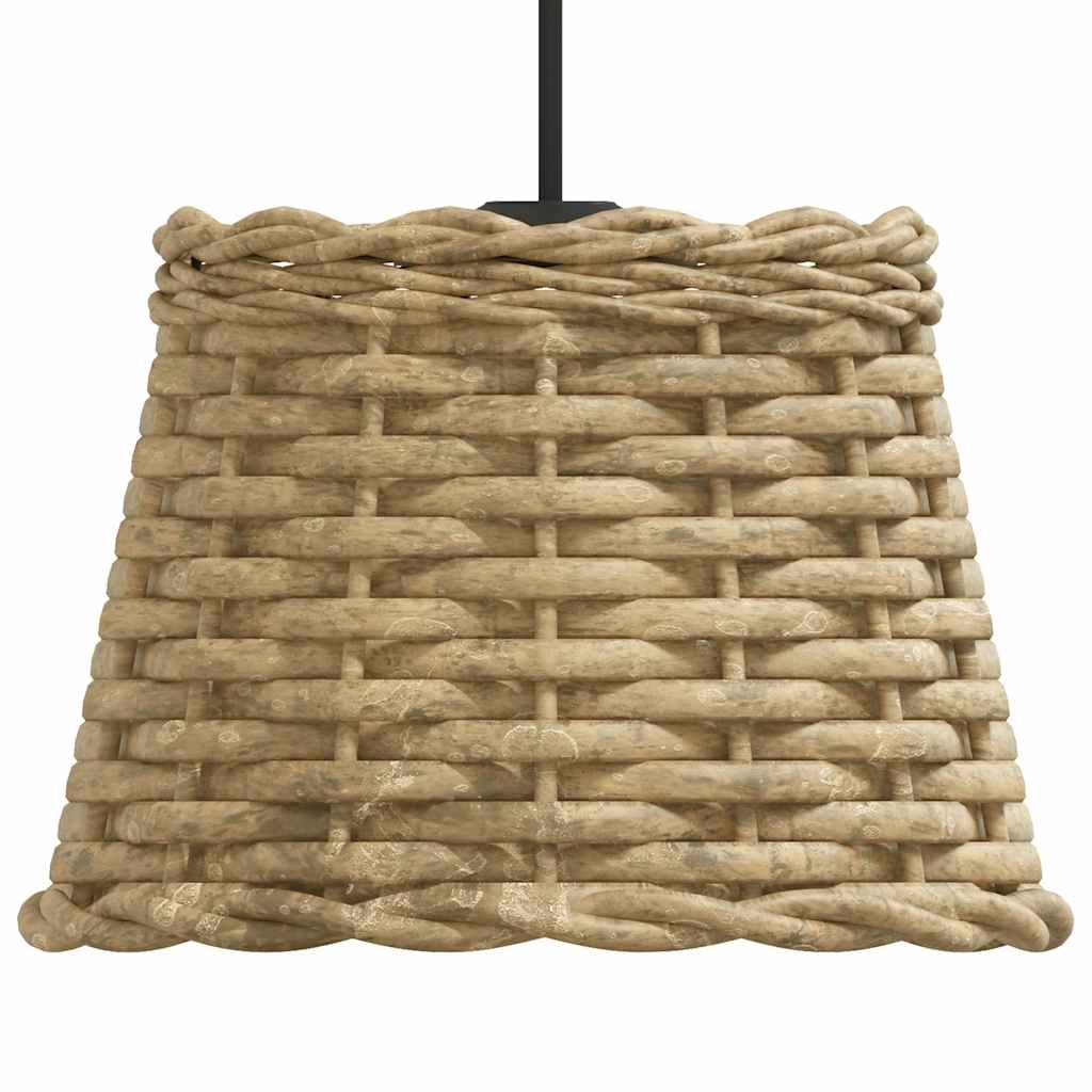 Abstrape à lampe à plafond Vidaxl Ø20x15 cm en osier brun