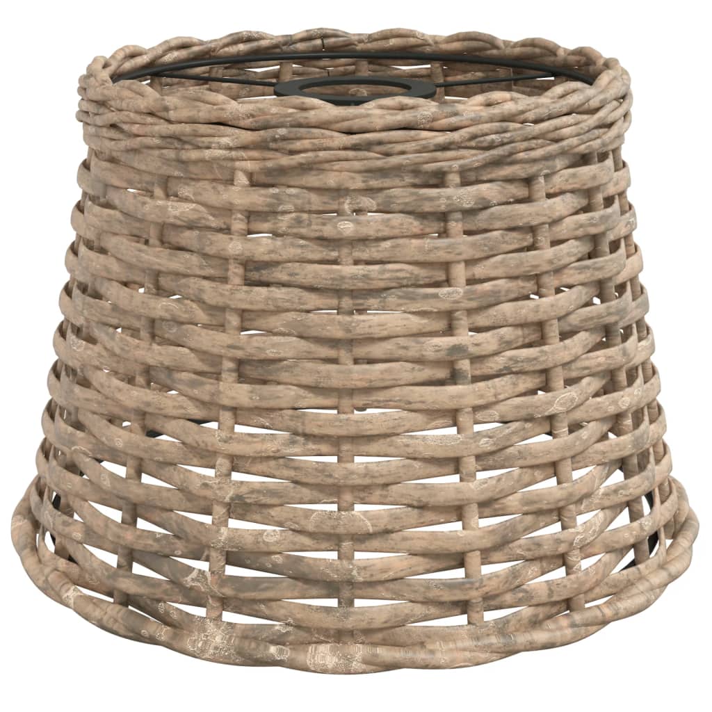 Abstrape à lampe à plafond Vidaxl Ø25x17 cm en osier brun