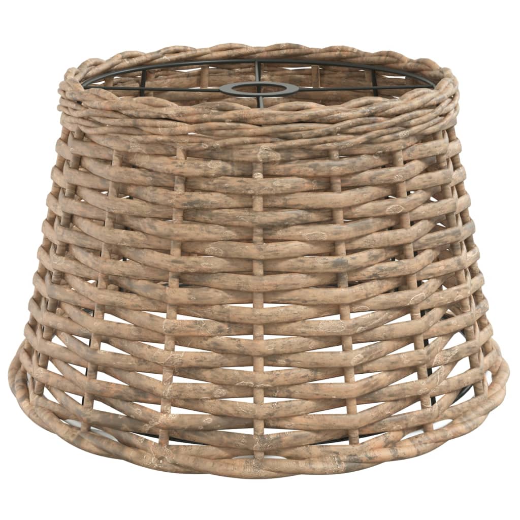 Abstrape à lampe à plafond Vidaxl Ø38x23 cm en osier brun