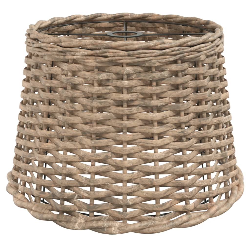 Abstrape à lampe à plafond Vidaxl Ø40x26 cm en osier brun