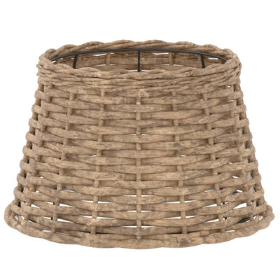 Vidaxl Ahemps à lampe Ø38x23 cm en osier marron en osier