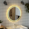 Le miroir de salle de bain Vidaxl a conduit à environ 70 cm