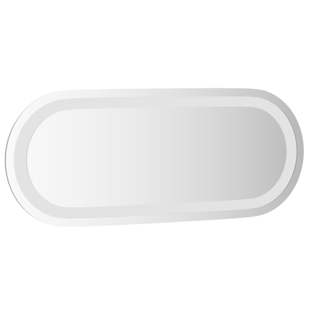 Miroir de salle de bain Vidaxl LED 50x20 cm ovale