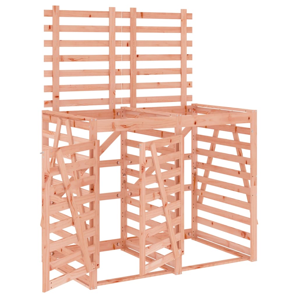 Stockage de conteneur vidaxl double douglashout solide
