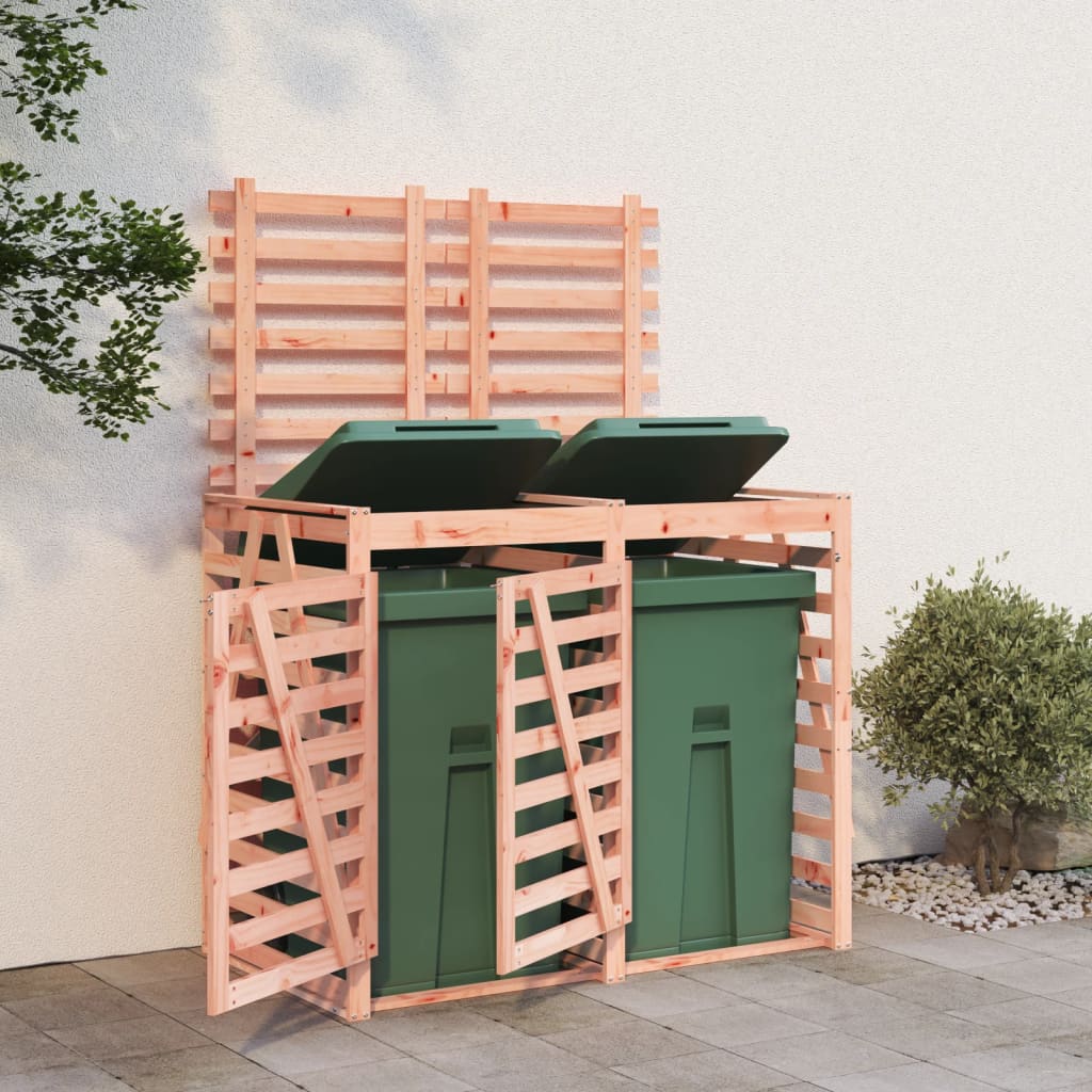 Stockage de conteneur vidaxl double douglashout solide