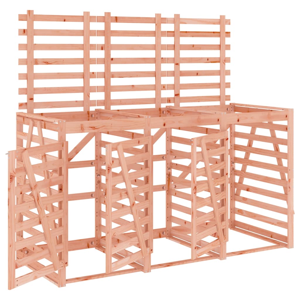 Stockage de conteneurs vidaxl triple solide Douglashout