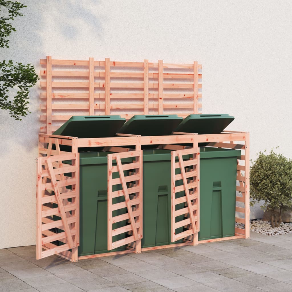 Stockage de conteneurs vidaxl triple solide Douglashout