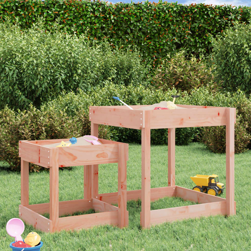 Tables de sable vidaxl 2 pcs solide Douglashout