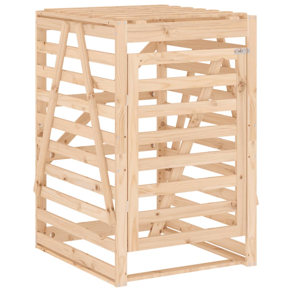 Stockage de conteneurs Vidaxl 84x90x128,5 cm Pine solide