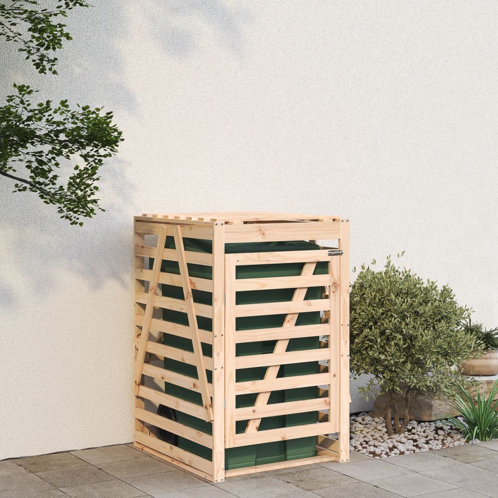 Stockage de conteneurs Vidaxl 84x90x128,5 cm Pine solide