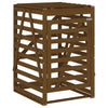 Stockage de conteneurs Vidaxl 84x90x128,5 cm Brown miel en pin massif