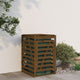 Stockage de conteneurs Vidaxl 84x90x128,5 cm Brown miel en pin massif