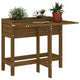 Jardinière vidaxl avec table pliante en bois de pin miel marron