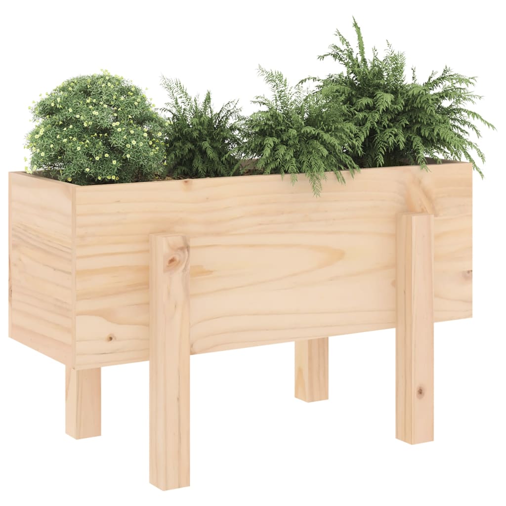 Vidaxx jardinière 62x30x38 cm bois de pin massif