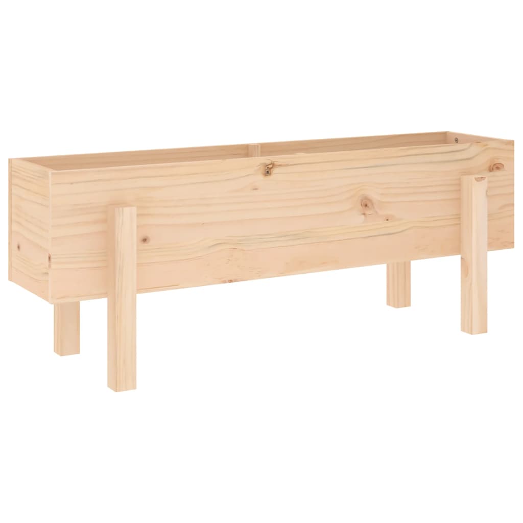 VidaXL jardinière surélevée 101x30x38 cm en bois de pin massif